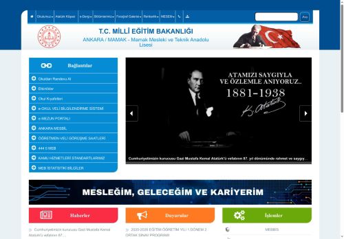 Mamak Mesleki ve Teknik Anadolu Lisesi - ANKARA / MAMAK