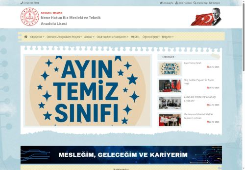 Nene Hatun Kız Mesleki ve Teknik Anadolu Lisesi - ANKARA / MAMAK