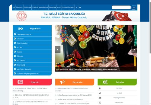 Özkent Akbilek Ortaokulu - ANKARA / MAMAK