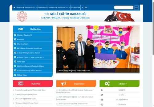 Rotary Yeşiltepe Ortaokulu - ANKARA / MAMAK