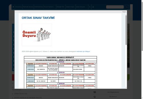 Yahya Kemal Ortaokulu - ANKARA / MAMAK