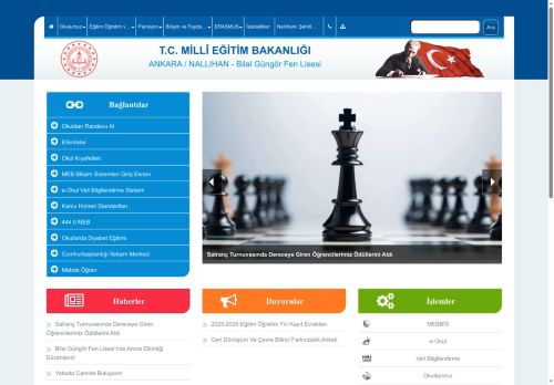 Bilal Güngör Fen Lisesi - ANKARA / NALLIHAN