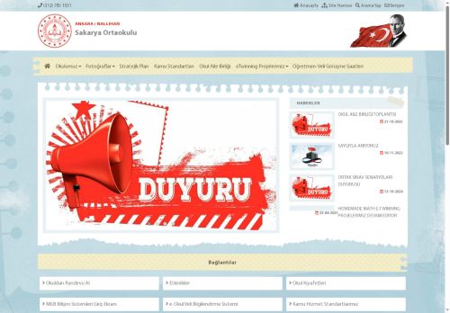 Sakarya Ortaokulu - ANKARA / NALLIHAN