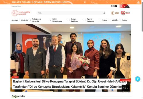 POLATLI İLÇE MİLLÎ EĞİTİM MÜDÜRLÜĞÜ - MEB ANKARA