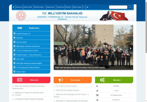 Ahmet Hamdi Tanpınar Ortaokulu - ANKARA / YENİMAHALLE