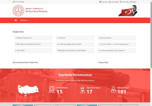 Ali Rıza Bey İlkokulu - ANKARA / YENİMAHALLE