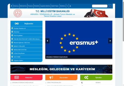 Ankara Turizm Mesleki ve Teknik Anadolu Lisesi - ANKARA / YENİMAHALLE