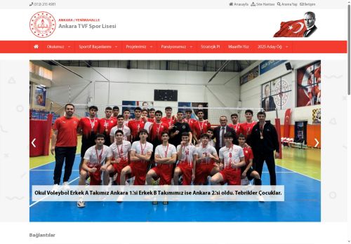 Ankara TVF Spor Lisesi - ANKARA / YENİMAHALLE