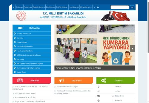 Batıkent Anaokulu - ANKARA / YENİMAHALLE