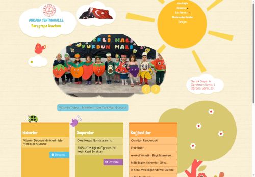 Barıştepe Anaokulu - ANKARA / YENİMAHALLE