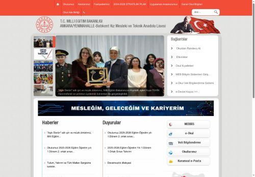 Batıkent Kız Mesleki ve Teknik Anadolu Lisesi - ANKARA / YENİMAHALLE