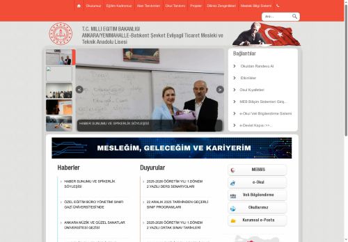 Batıkent Şevket Evliyagil Ticaret Mesleki ve Teknik Anadolu Lisesi - ANKARA / YENİMAHALLE