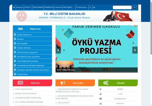 Faruk Verimer İlkokulu - ANKARA / YENİMAHALLE