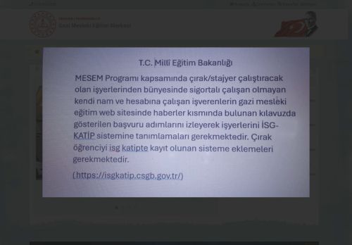 Gazi Mesleki Eğitim Merkezi - ANKARA / YENİMAHALLE