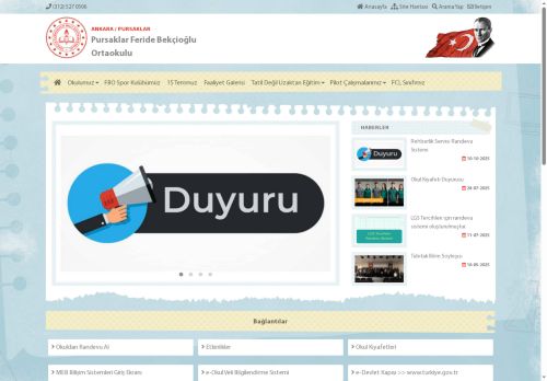 Pursaklar Feride Bekçioğlu Ortaokulu - ANKARA / PURSAKLAR