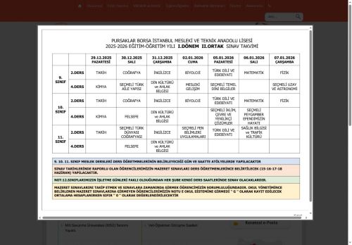 Pursaklar Borsa İstanbul Mesleki ve Teknik Anadolu Lisesi - ANKARA / PURSAKLAR