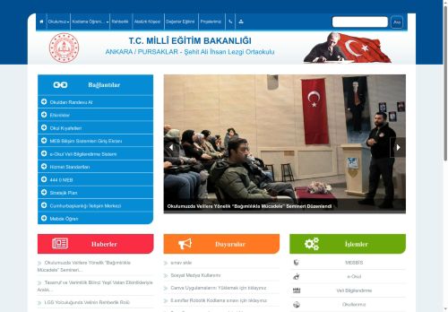 Şehit Ali İhsan Lezgi Ortaokulu - ANKARA / PURSAKLAR