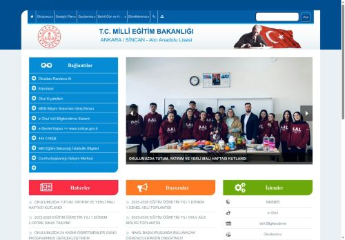 Alcı Anadolu Lisesi - ANKARA / SİNCAN