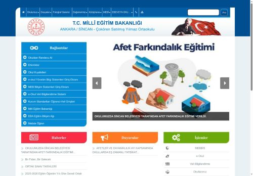 Çokören Satılmış Yılmaz Ortaokulu - ANKARA / SİNCAN