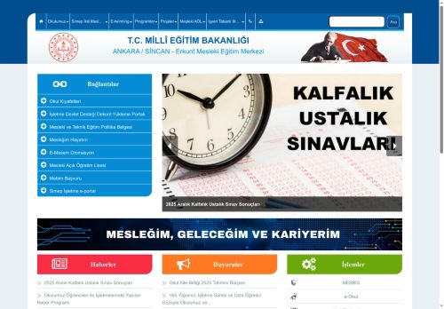 Erkunt Mesleki Eğitim Merkezi - ANKARA / SİNCAN