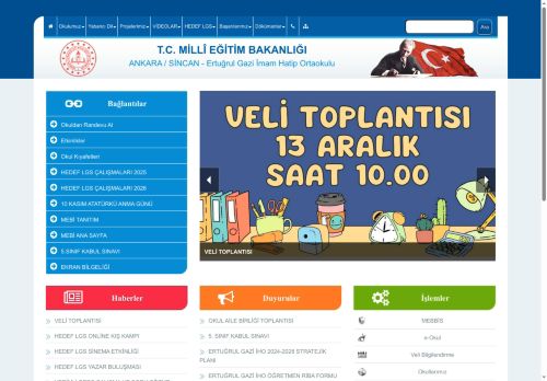 Ertuğrul Gazi İmam Hatip Ortaokulu - ANKARA / SİNCAN