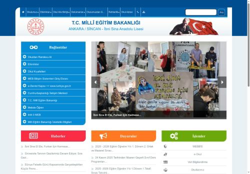 İbni Sina Anadolu Lisesi - ANKARA / SİNCAN