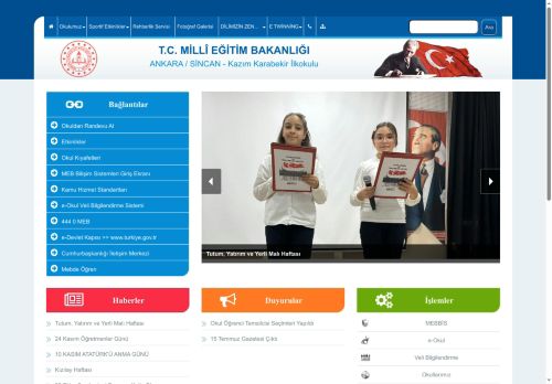 Kazım Karabekir İlkokulu - ANKARA / SİNCAN