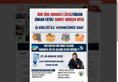 Sincan Ahmet Andiçen Ticaret Mesleki ve Teknik Anadolu Lisesi - ANKARA / SİNCAN