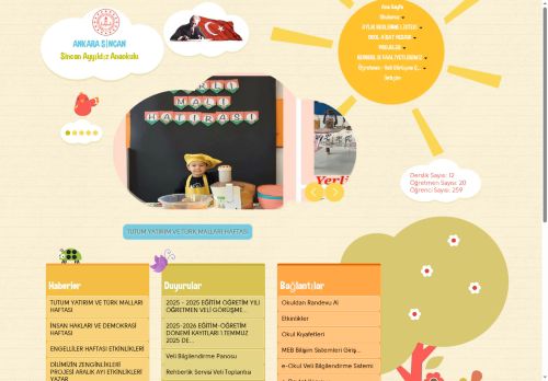 Sincan Ayyıldız Anaokulu - ANKARA / SİNCAN