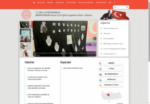 Sincan Özel Eğitim Uygulama Okulu I. Kademe - ANKARA / SİNCAN