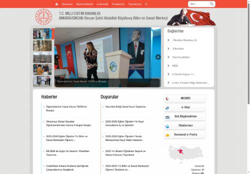 Sincan Şehit Abdullah Büyüksoy Bilim ve Sanat Merkezi - ANKARA / SİNCAN