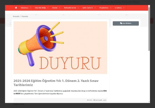 Sincan Şehit Zafer Er İmam Hatip Ortaokulu - ANKARA / SİNCAN