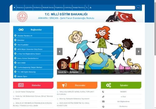 Şehit Faruk Erarslanoğlu İlkokulu - ANKARA / SİNCAN