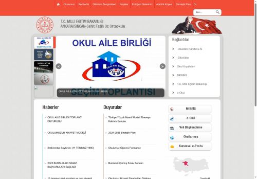 Şehit Fatih Öz Ortaokulu - ANKARA / SİNCAN