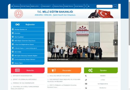 Şehit Hanifi Gül Ortaokulu - ANKARA / SİNCAN