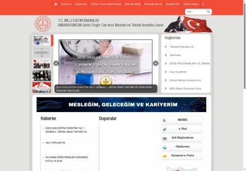 Şehit Özgür Can İnce Mesleki ve Teknik Anadolu Lisesi - ANKARA / SİNCAN