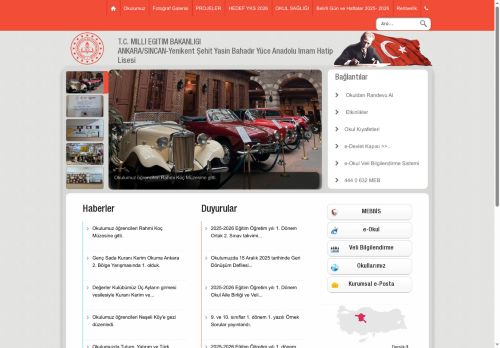Yenikent Şehit Yasin Bahadır Yüce Anadolu İmam Hatip Lisesi - ANKARA / SİNCAN