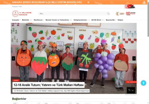 ŞEREFLİKOÇHİSAR İLÇE MİLLÎ EĞİTİM MÜDÜRLÜĞÜ - MEB ANKARA