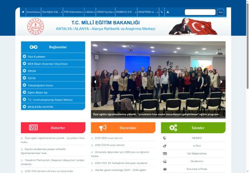 Alanya Rehberlik ve Araştırma Merkezi - ANTALYA / ALANYA