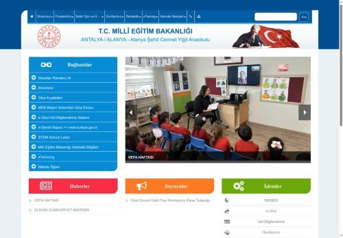 Alanya Şehit Cennet Yiğit Anaokulu - ANTALYA / ALANYA