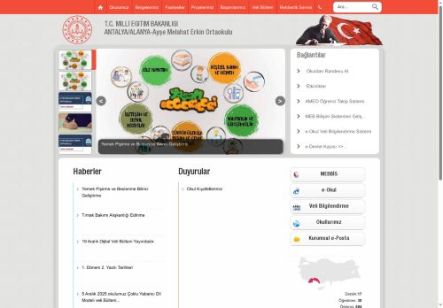 Ayşe Melahat Erkin Ortaokulu - ANTALYA / ALANYA