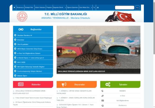 Mevlana Ortaokulu - ANKARA / YENİMAHALLE