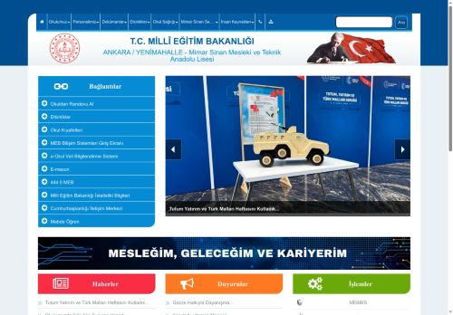 Mimar Sinan Mesleki ve Teknik Anadolu Lisesi - ANKARA / YENİMAHALLE