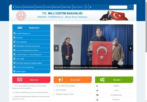 Mimar Sinan Ortaokulu - ANKARA / YENİMAHALLE