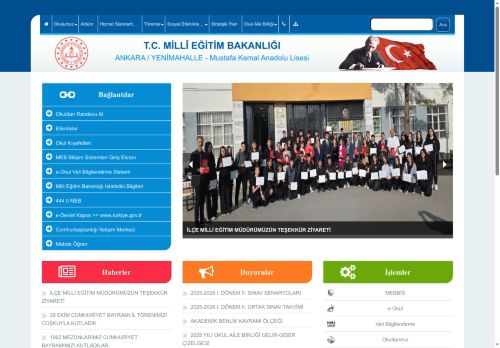 Mustafa Kemal Anadolu Lisesi - ANKARA / YENİMAHALLE