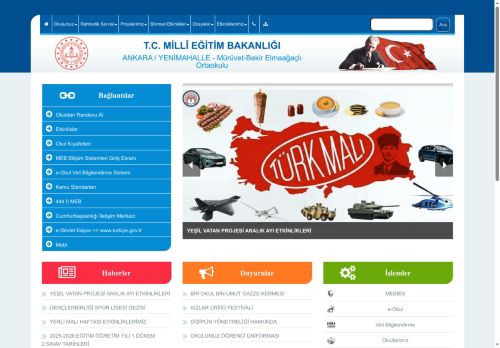 Mürüvet-Bekir Elmaağaçlı Ortaokulu - ANKARA / YENİMAHALLE