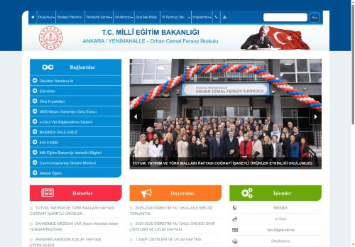 Orhan Cemal Fersoy İlkokulu - ANKARA / YENİMAHALLE