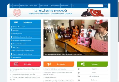 Osman Ülkümen Ortaokulu - ANKARA / YENİMAHALLE