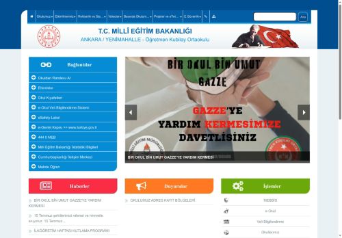 Öğretmen Kubilay Ortaokulu - ANKARA / YENİMAHALLE