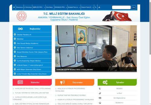 Sait Ulusoy Özel Eğitim Uygulama Okulu I. Kademe - ANKARA / YENİMAHALLE